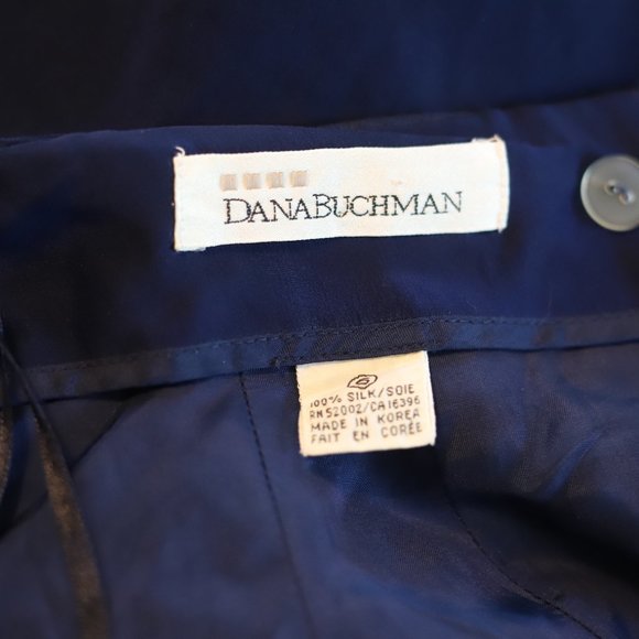 Vintage Dana Buchman | 100% Silk Skirt - Picture 4 of 8